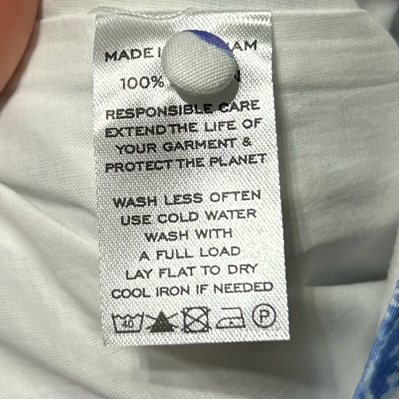 Hill House The Charlie Shift Dress in the Blue Shell Mosaic print S - Picture 7 of 7